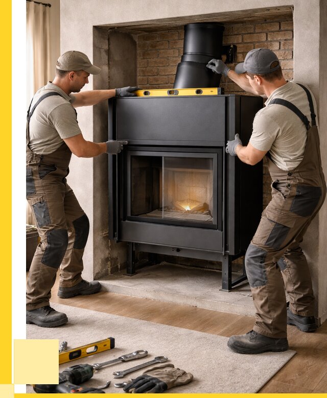 Установка каминных топок в Твери под ключ от 19566 р. | ЭриданТвр