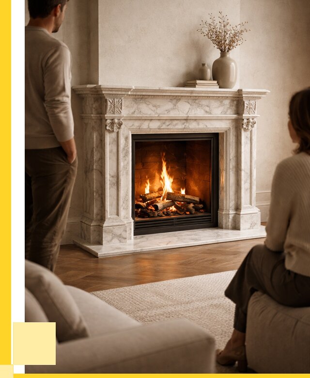 Мраморные камины под ключ в Твери от 271750 р. | ЭриданТвр