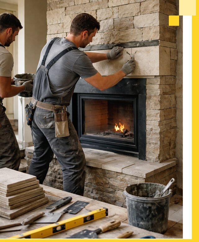 Проектирование и установка открытых каминов в Твери