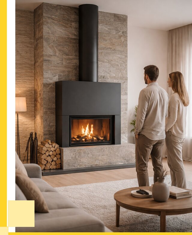 Закрытые камины под ключ в Твери от 130440 р., ЭриданТвр