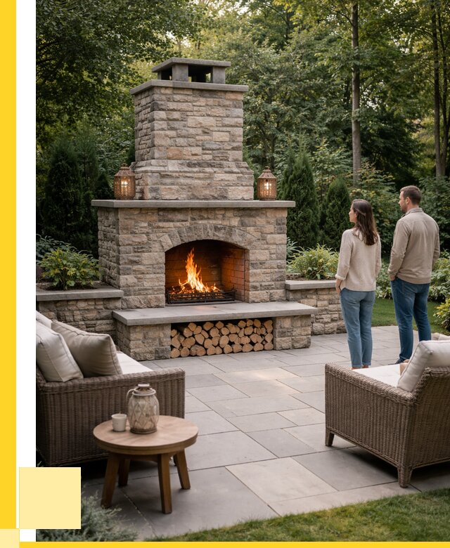 Уличные камины из кирпича в Твери от 163050 р. | ЭриданТвр