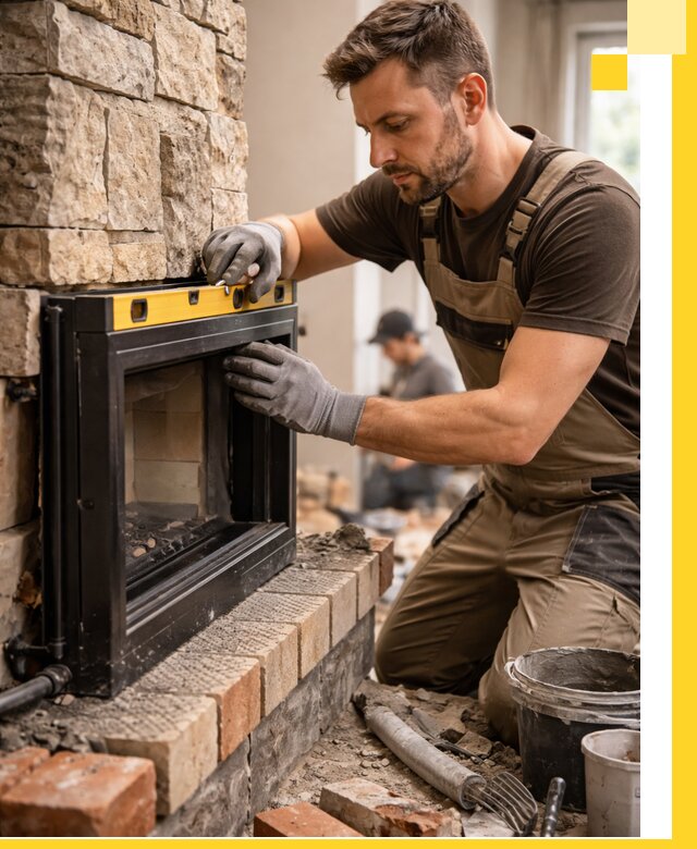 Дровяные камины под ключ в Твери: монтаж, обустройство