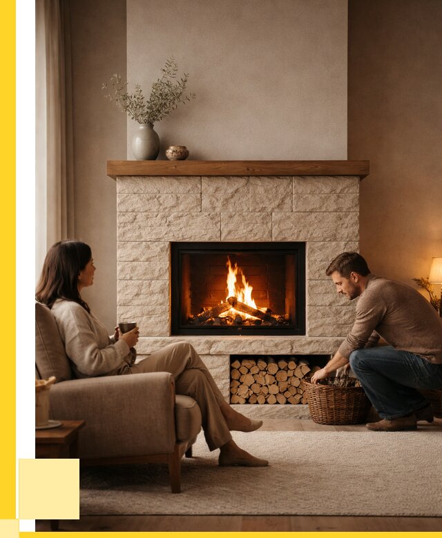 Камины для дома в Твери под ключ от 163050 р. | ЭриданТвр