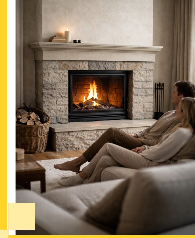 Камины в частном доме под ключ в Твери от 217400 р. | ЭриданТвр