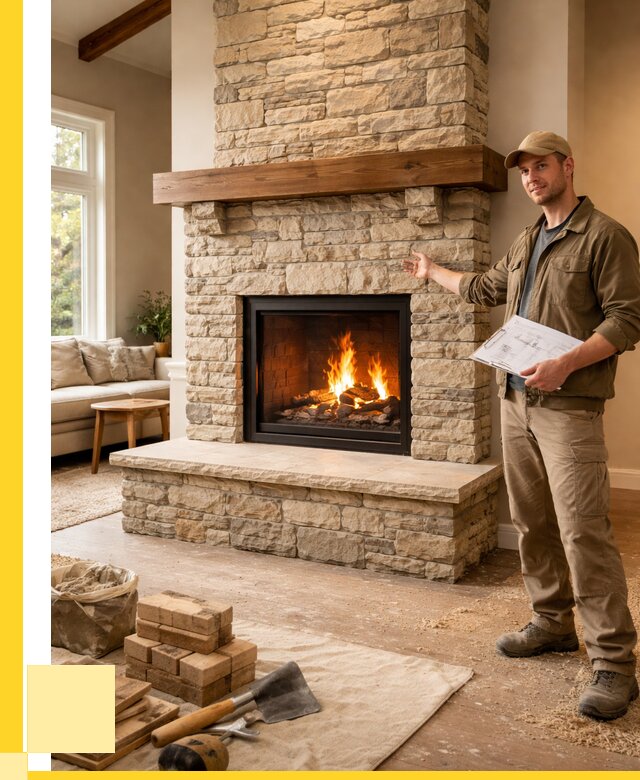 Камины под ключ в Твери от 195660 р. | ЭриданТвр — установка