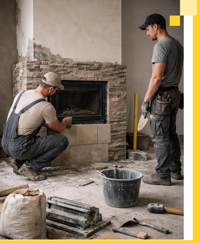 Камины под ключ в Твери: проект, изготовление и монтаж