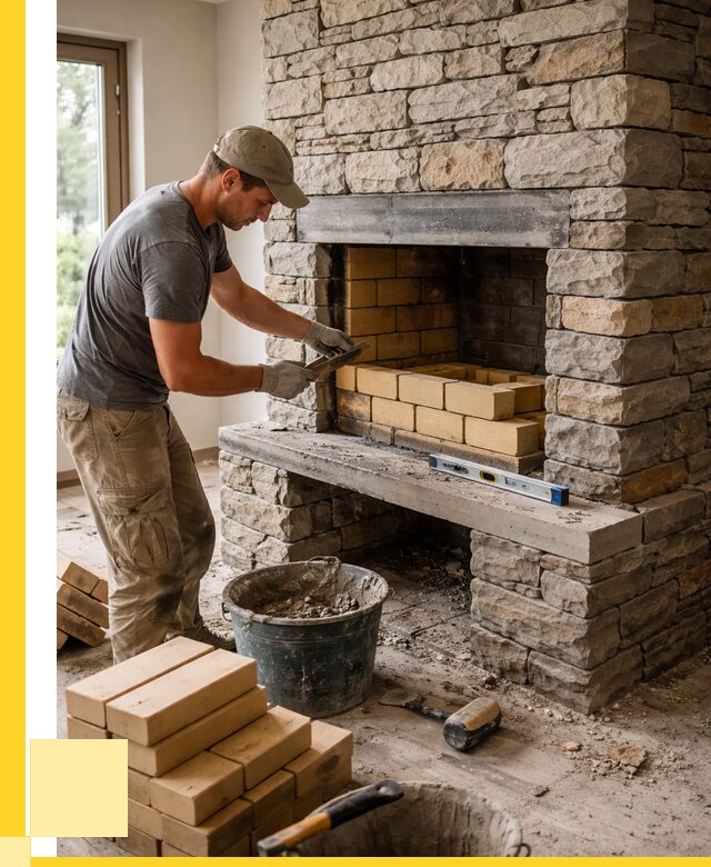 Кладка каминов и камина в Твери от 27175 р. ЭриданТвр