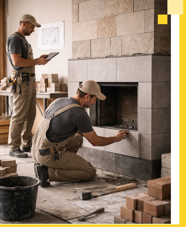 Индивидуальные проекты каминов и каминных систем в Твери