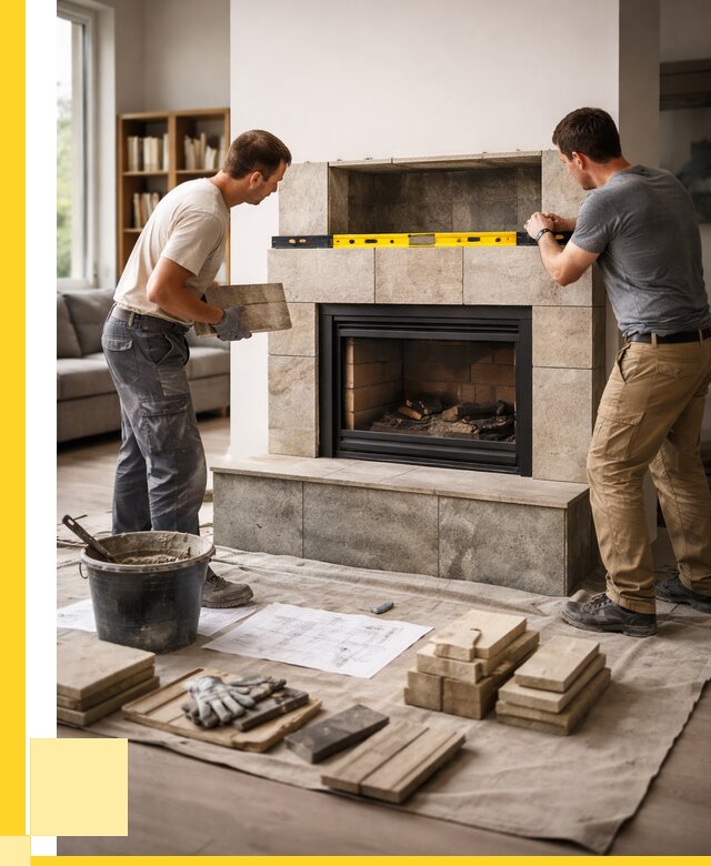 Монтаж каминов и установка в Твери от 48915 р. | ЭриданТвр