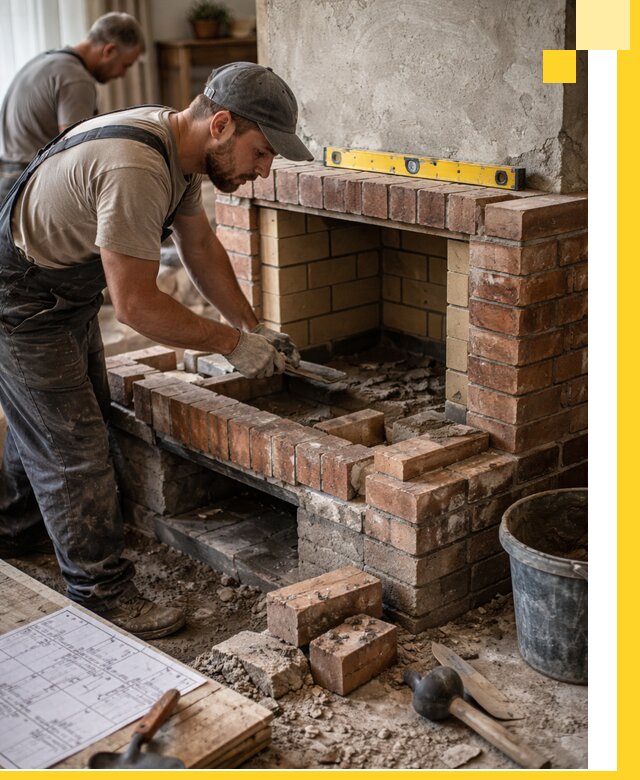 Изготовление и установка каминопечей под ключ в Твери