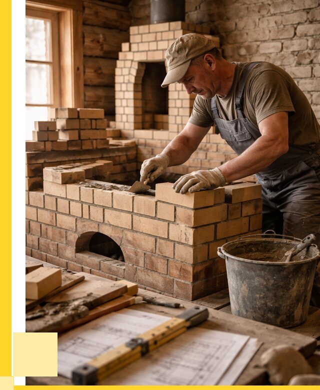 Кладка печей из кирпича в Твери цены от 32610 р. - ЭриданТвр