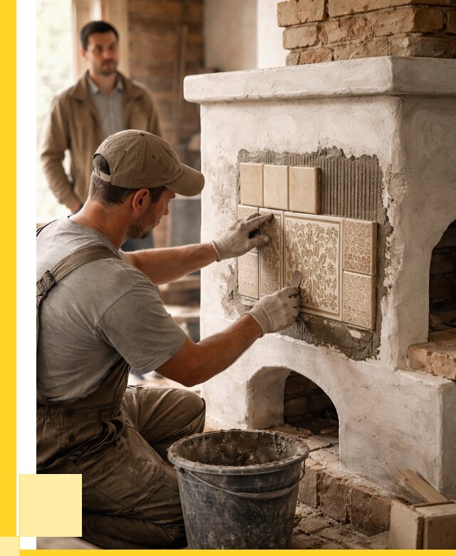 Отделка печей и банных печей в Твери от 38045 р. | ЭриданТвр