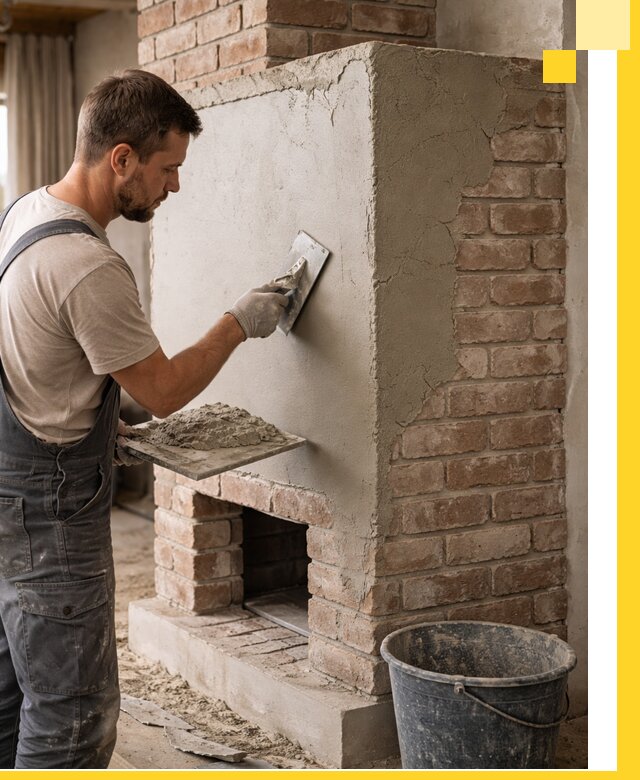 Отделка печей и облицовка каминов в Твери под ключ