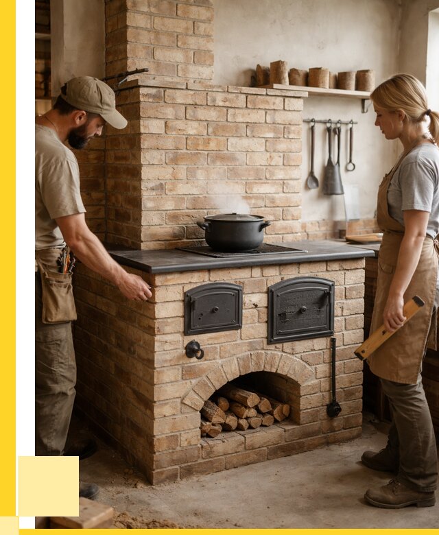 Варочно отопительные печи в Твери от 97830 р. | ЭриданТвр