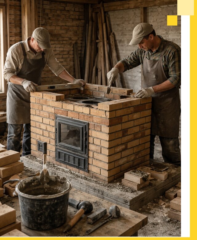 Изготовление и установка варочных печей под ключ в Твери