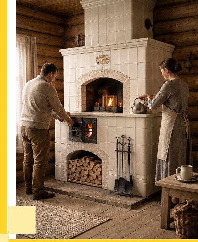 Русские печи в Твери: установка от 163050 р. ЭриданТвр