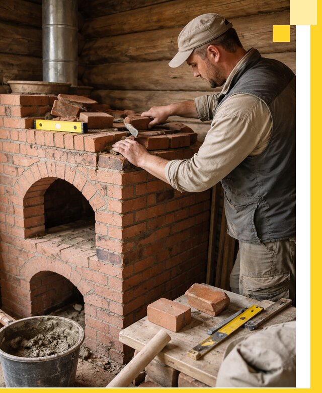 Изготовление и установка русских печей в Твери под ключ