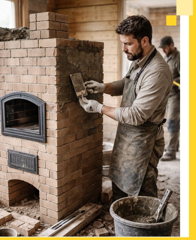 Изготовление и установка печей-шведок под ключ в Твери