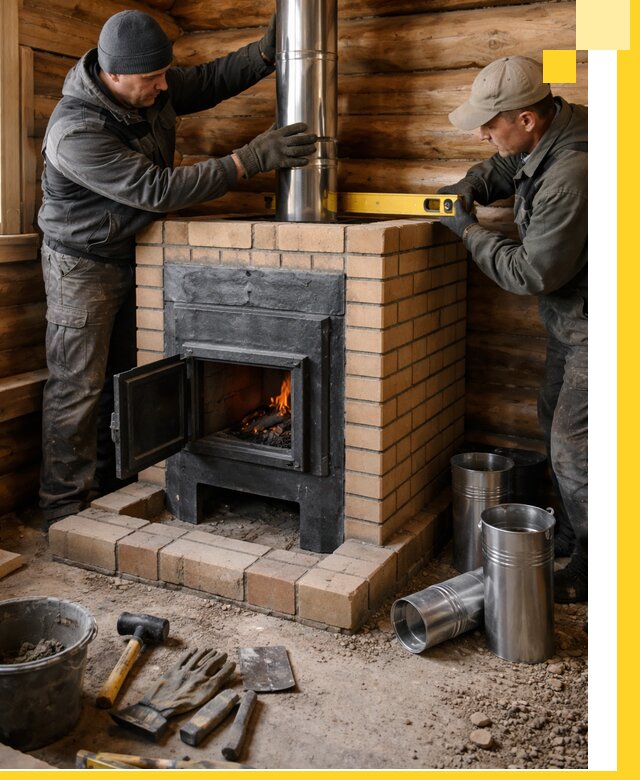 Проектирование, изготовление и установка банных печей в Твери