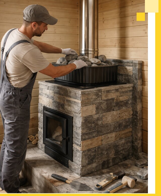 Печи для парной в Твери, производство, монтаж и обслуживание