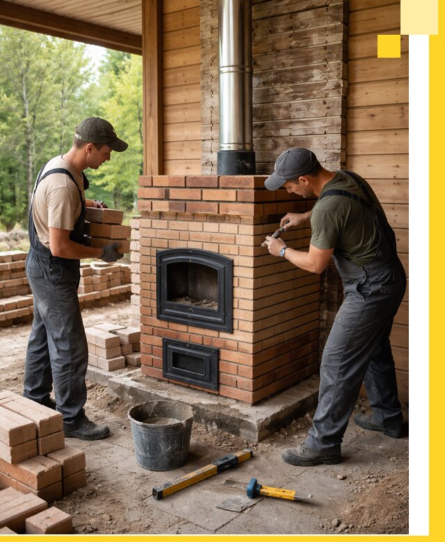 Производство и установка дачных печей под ключ в Твери
