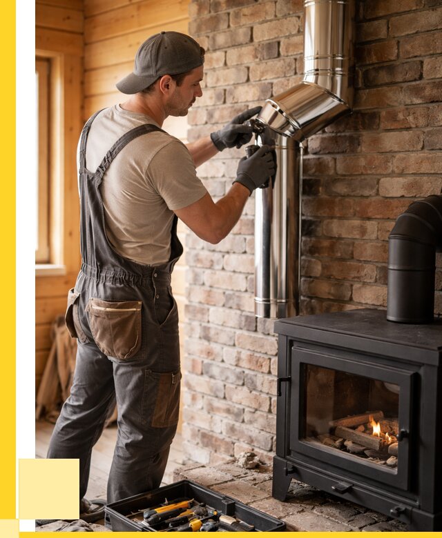 Монтаж дымоходов для печей в Твери от 8153 р. | ЭриданТвр