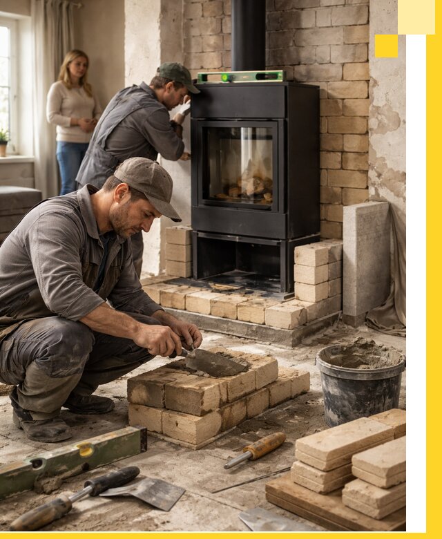 Печи и камины под ключ: проект, установка в Твери