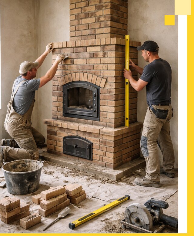 Продажа и установка печей и каминов для дома под ключ в Твери