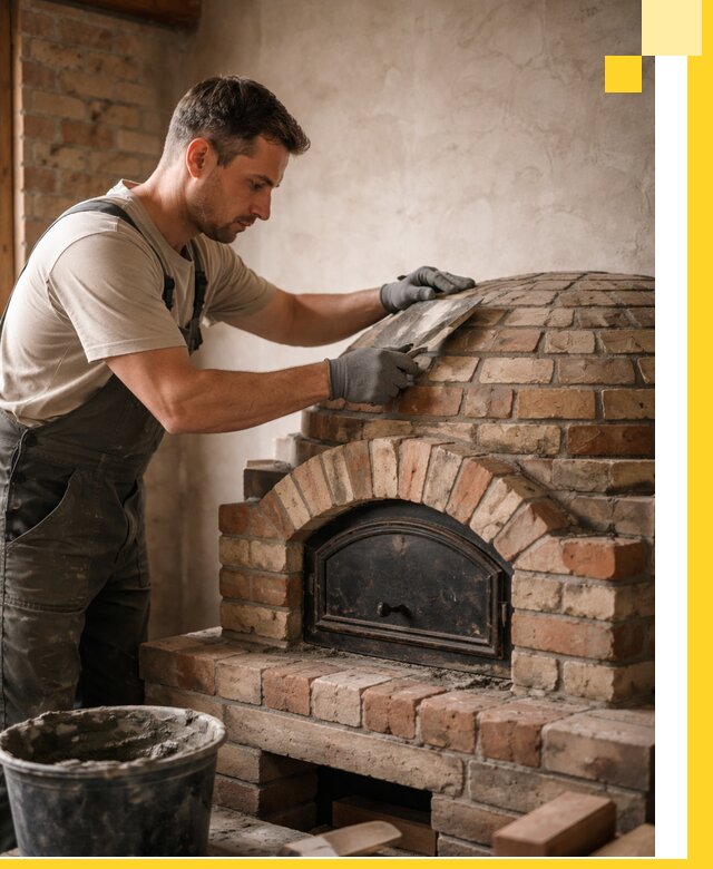 Изготовление и монтаж помпейских печей на заказ в Твери