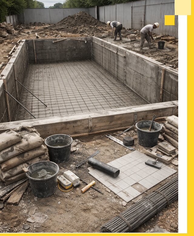 Строительство бассейнов под ключ в Твери, дизайн и монтаж