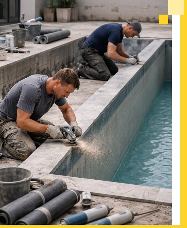 Профессиональный ремонт бассейнов под ключ в Твери