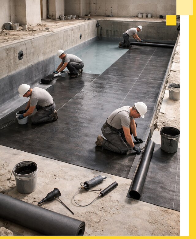 Профессиональная гидроизоляция бассейнов и чаш в Твери под ключ