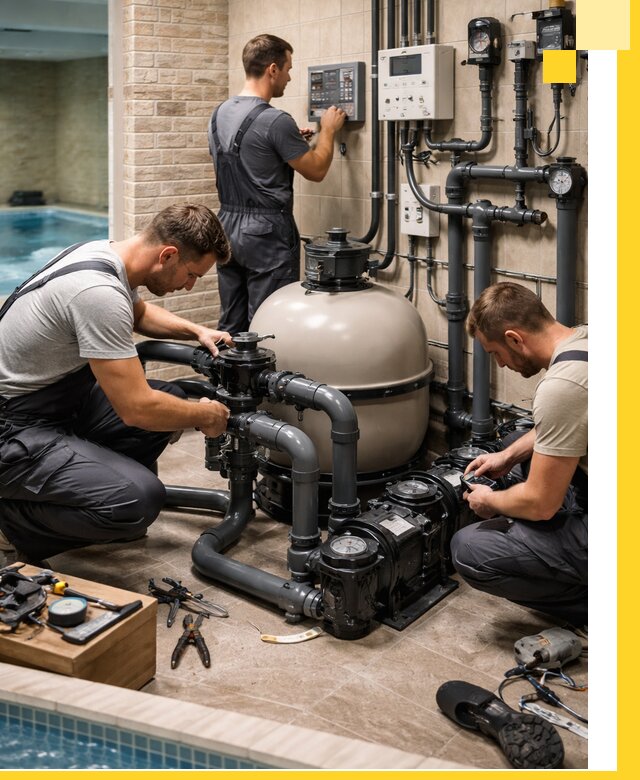 Комплексное оборудование для бассейнов под ключ в Твери