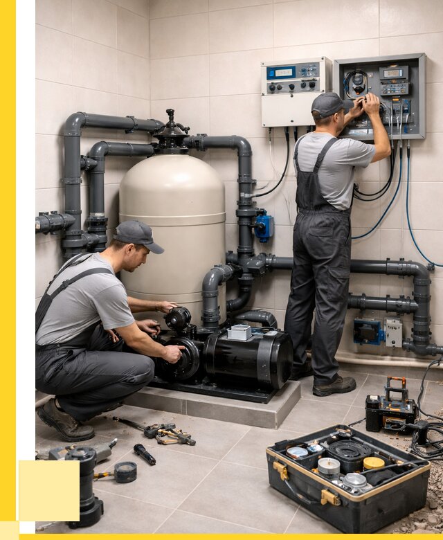 Монтаж оборудования для бассейнов в Твери от 43480 р. | ЭриданТвр