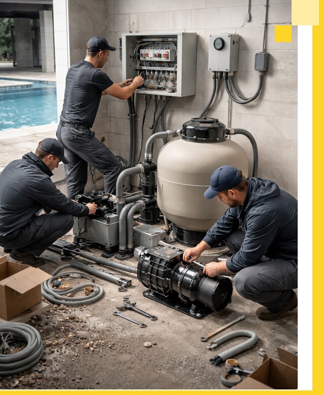 Профессиональный монтаж оборудования для бассейнов в Твери