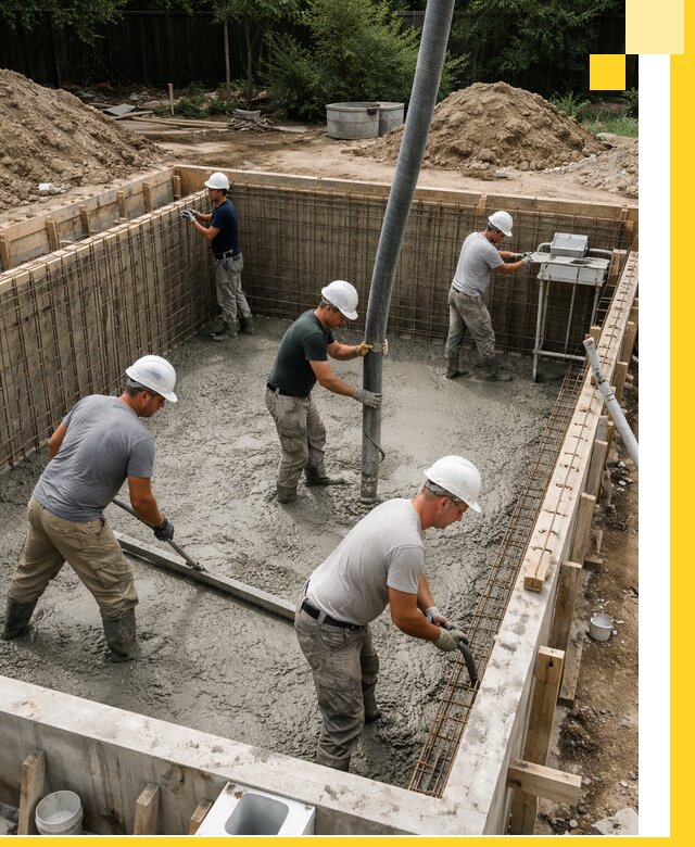 Строительство бетонных бассейнов под ключ в Твери