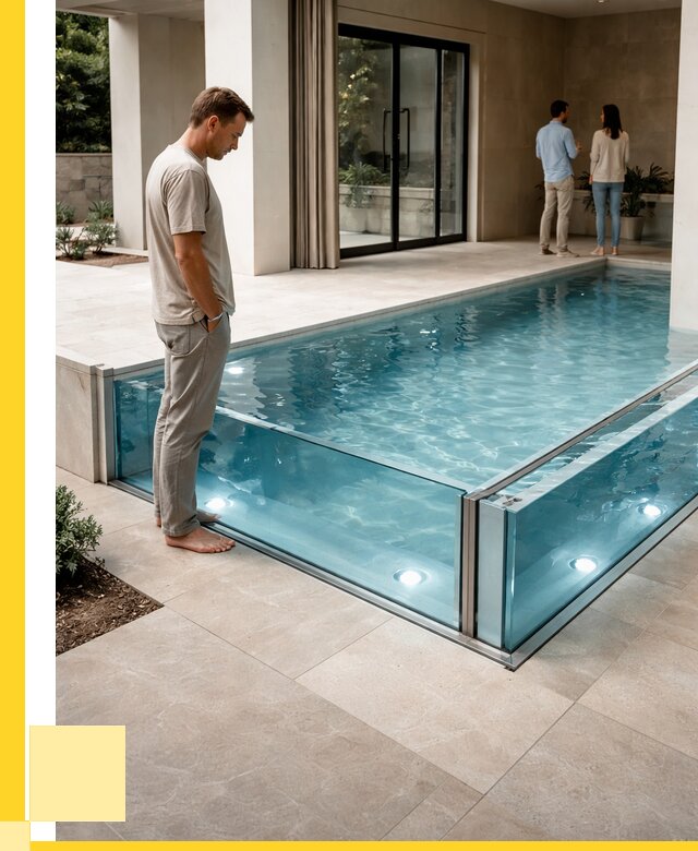 Стеклянные бассейны в Твери от 1304400 р. | ЭриданТвр — мозаика