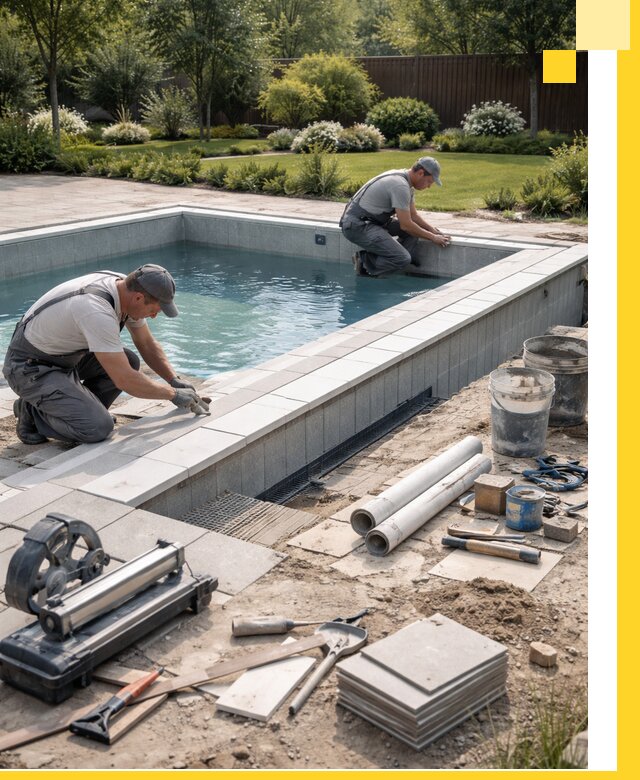 Строительство открытых бассейнов под ключ в Твери профессионально