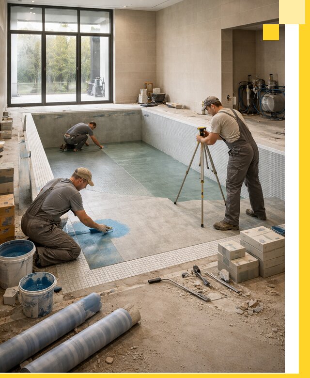 Проект и строительство закрытых бассейнов в Твери под ключ