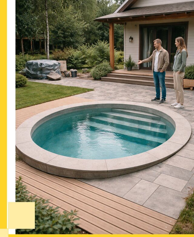 Бассейн на даче под ключ в Твери от 217400 р., ЭриданТвр