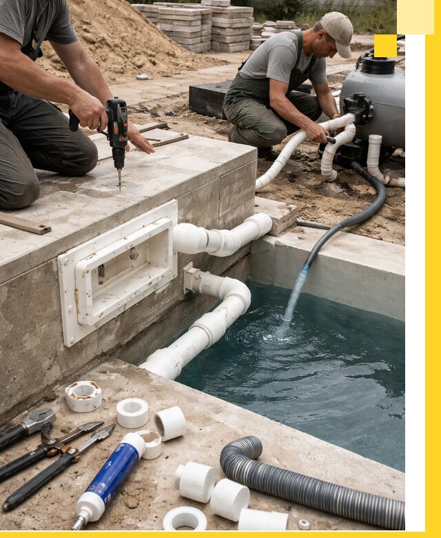 Строительство скиммерных бассейнов под ключ в Твери