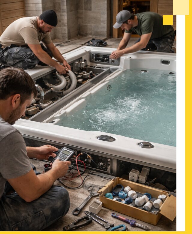 Гидромассажные бассейны под ключ в Твери, дизайн и монтаж