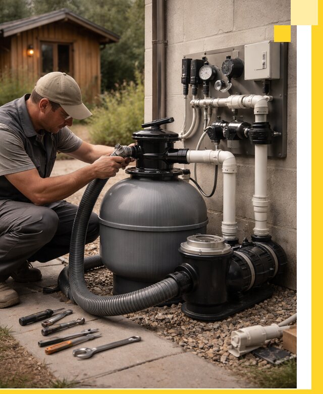 Продажа и монтаж фильтров и насосов для бассейнов в Твери