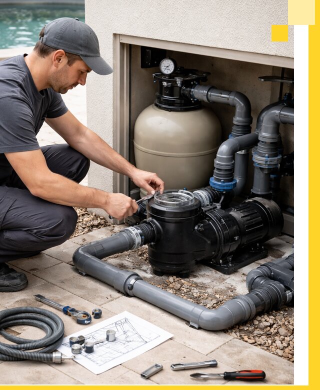 Поставка, монтаж и сервис насосов для бассейнов в Твери