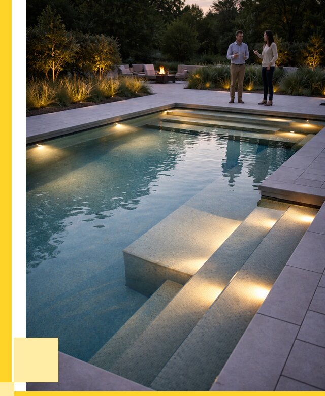 Освещение бассейнов в Твери под ключ от 27175 р. | ЭриданТвр