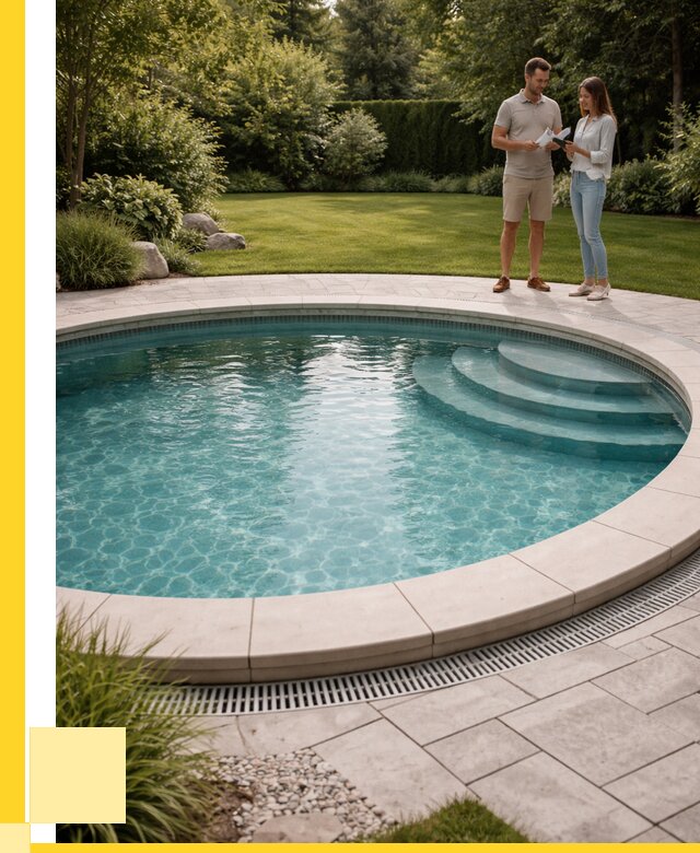 Круглые каркасные бассейны купить в Твери от 271750 р. | ЭриданТвр