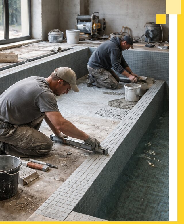 Строительство бассейна в частном доме в Твери под ключ