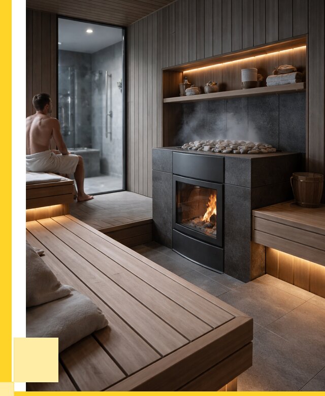 Проект сауны в частном доме в Твери от 38045 р. | ЭриданТвр