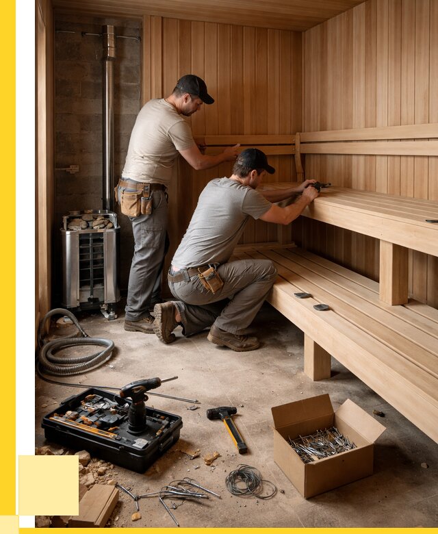 Монтаж саун под ключ в Твери от 130440 р. | ЭриданТвр