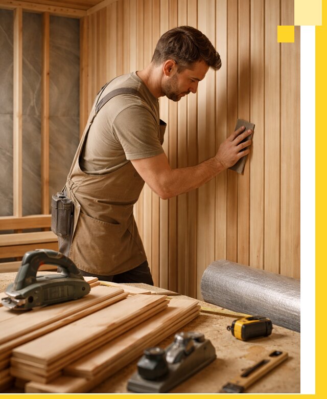 Профессиональная отделка саун и парных под ключ в Твери